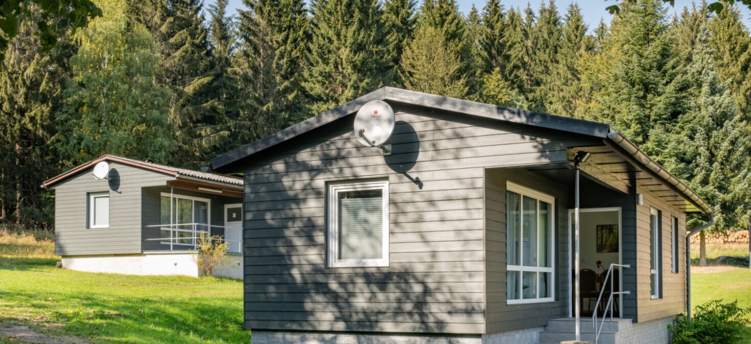Außenansicht Bungalows Waldpark Krätzersrasen