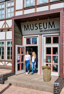 Eingang zum Museum am Gradierwerk in Bad Salzungen