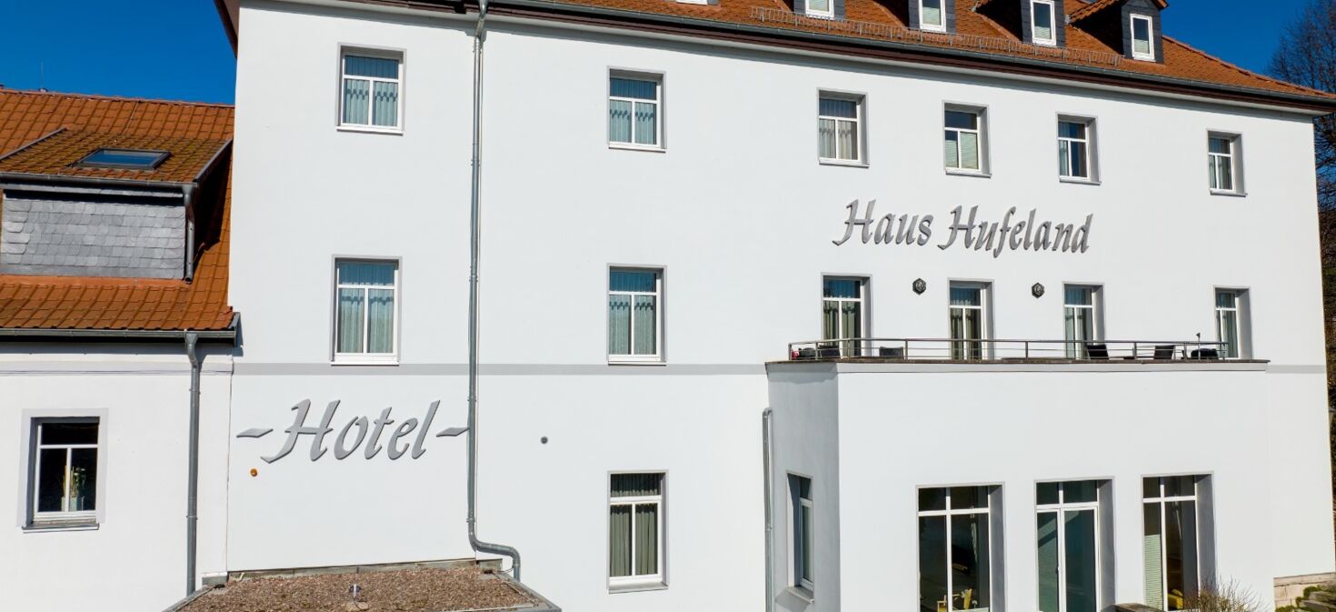 Außenaufnahme Gebäude Hotel Haus Hufeland